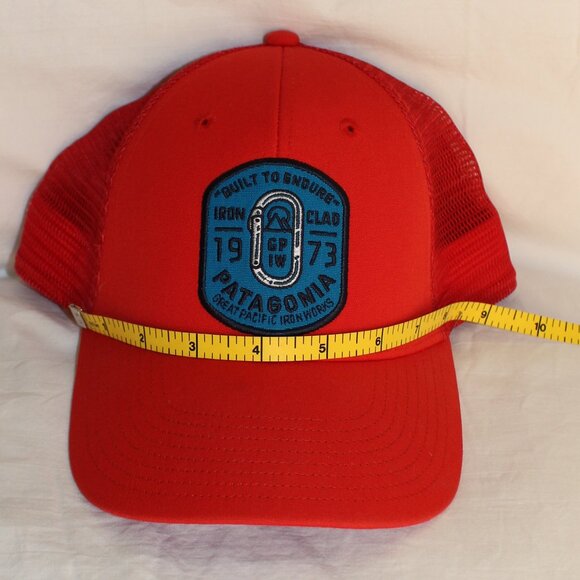 Patagonia Men's Great Pacific Iron Works Carabiner LoPro Trucker Hat Snapback - Picture 3 of 11